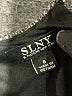 SLNY 100% Polyester Solid Black Cocktail Dress Size 6 - photo 7