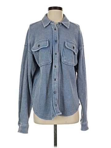 Hippie Rose Long Sleeve Button-Down Shirt (view 1)