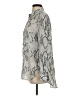 Haute Hippie 100% Silk Animal Print Silver Blouse Size S - photo 5
