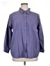 Travelsmith Solid Purple 3/4 Sleeve Button-Down Shirt Size XL Petite - photo 1