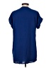 Nina Leonard 100% Polyester Blue Short Sleeve Blouse Size XS - photo 2