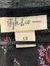Style&Co Black Long Sleeve Blouse Size 1X - photo 7
