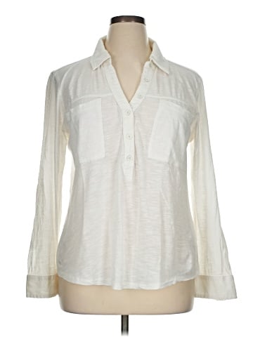 Pilcro by Anthropologie Long Sleeve Blouse (view 1)