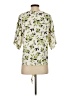 VIISHOW Green 3/4 Sleeve Blouse Size S - photo 2