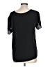 Cato 100% Polyester Black Short Sleeve Blouse Size L - photo 2