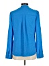 Express 100% Polyester Blue Long Sleeve Blouse Size M - photo 2