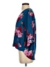 West Kei Floral Blue 3/4 Sleeve Blouse Size S - photo 5
