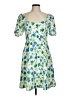 Draper James Floral Green Cocktail Dress Size 6 - photo 1