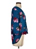 West Kei Floral Blue 3/4 Sleeve Blouse Size S - photo 4