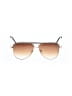 Unbranded Brown Gold Sunglasses One size - photo 2