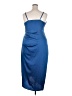 Unbranded 100% Polyester Blue Cocktail Dress Size XXL - photo 2