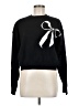 Charlotte Russe Graphic Black Pullover Sweater Size M - photo 1