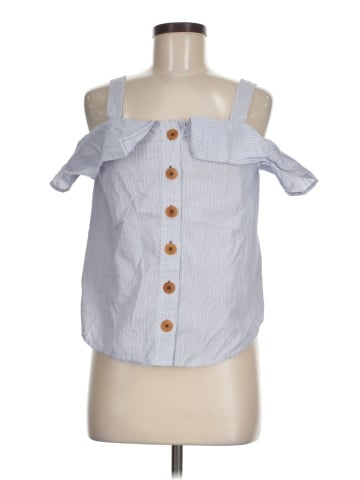 Maeve Sleeveless Button-Down Shirt (view 1)