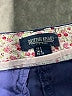 British Khaki Solid Blue Shorts Size 2 - photo 3