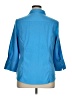 Cato Blue 3/4 Sleeve Button-Down Shirt Size XL - photo 2