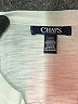Chaps 100% Cotton Ivory 3/4 Sleeve Button-Down Shirt Size L - photo 7