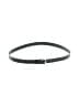 Lands' End 100% Leather Gray Black Leather Belt Size 2X - photo 1