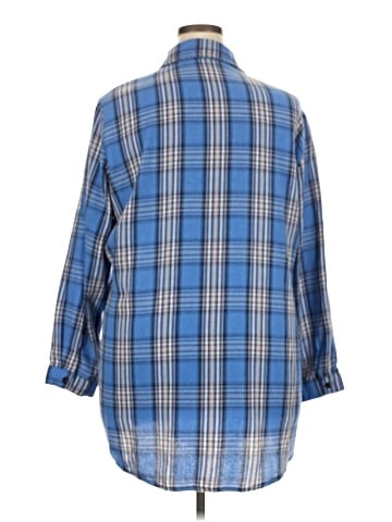 HOTOUCH 3/4 Sleeve Button-Down Shirt (view 2)
