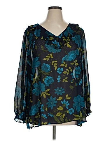 Susan Graver 3/4 Sleeve Blouse (view 1)