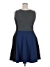 Soprano Color Block Blue Cocktail Dress Size 2X - photo 2