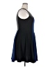 Soprano Color Block Blue Cocktail Dress Size 2X - photo 4