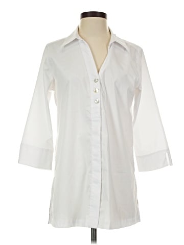 Zac & Rachel 3/4 Sleeve Button-Down Shirt (view 1)