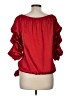 Vince Camuto 100% Polyester Red 3/4 Sleeve Blouse Size M - photo 2