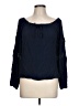 Jolt 100% Rayon Blue Long Sleeve Blouse Size L - photo 1
