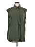 Unbranded 100% Polyester Green Sleeveless Blouse Size M - photo 1