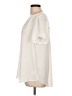 DR2 100% Polyester Ivory Short Sleeve Blouse Size L - photo 5