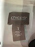 Chico's Stars Ivory Long Sleeve Button-Down Shirt Size Med (1) - photo 7