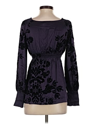 Hale Bob Long Sleeve Silk Top (view 2)