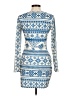 Unbranded Print Blue Casual Dress Size M - photo 2