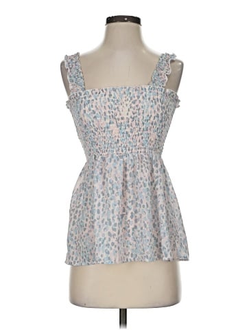 Aqua Sleeveless Blouse (view 1)