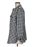 MICHAEL Michael Kors Houndstooth Black Long Sleeve Blouse Size L - photo 5