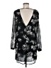 Astr 100% Polyester Black Long Sleeve Blouse Size M - photo 2
