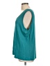 MULTIPLES Teal Sleeveless T-Shirt Size 1X - photo 5