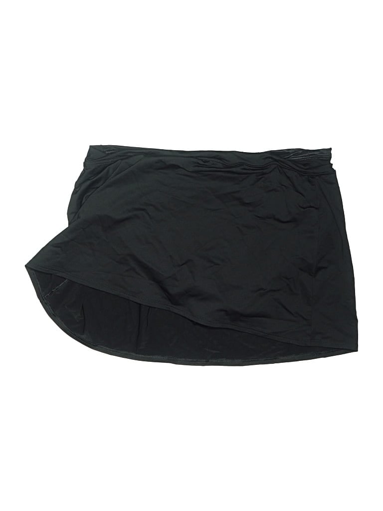 Pre-owned Lands' End Active Skort In Black