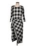 Cato Plaid Black Casual Dress Size L - photo 1