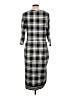 Cato Plaid Black Casual Dress Size L - photo 2