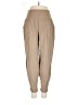 Active by Old Navy Solid Tan Casual Pants Size Med Petite - photo 1