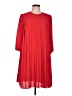 Assorted Brands 100% Polyester Solid Red Casual Dress Size 10 - photo 1