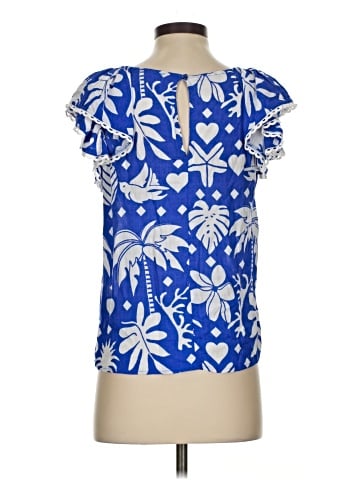 Christian Siriano New York Short Sleeve Blouse (view 2)