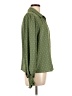 Shein 100% Polyester Polka Dots Green Long Sleeve Blouse Size L - photo 4