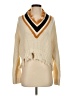 Wild Flower 100% Acrylic Color Block Ivory Pullover Sweater Size XS - photo 1