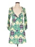 Unbranded Print Green Cocktail Dress Size S - photo 1