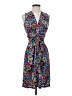 Assorted Brands Paisley Blue Casual Dress Size XS - photo 1