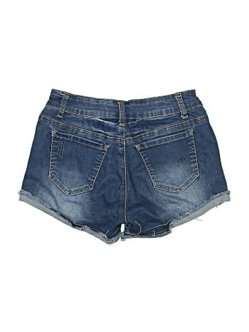 Bamboo Denim Shorts (view 2)