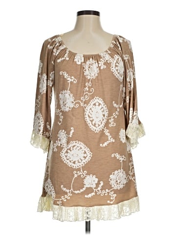 Honeyme 3/4 Sleeve Blouse (view 1)