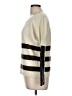Jamison Color Block Ivory Wool Pullover Sweater Size M - photo 5